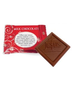 Jesus Sweetest Name I Know Christmas Chocolate - Bulk