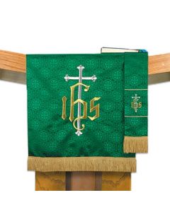 Maltese Jacquard Church Bookmark: Green
