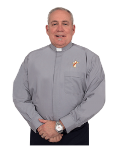 Men's Long Sleeve Tab Collar Deacon Clergy Shirt