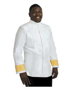 Men's White Clergy Jacket 