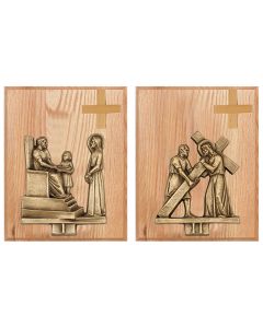 Mounted Stations of the Cross
