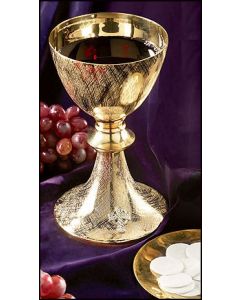 celtic cross chalice and paten