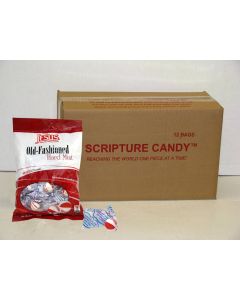 Old Fashioned Hard Peppermint Scripture Candy Case