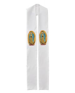 Our Lady of Guadalupe Clergy Stole or Deacon Stole