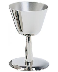 Polished Stainless Steel Communion Chalice 8 Oz
