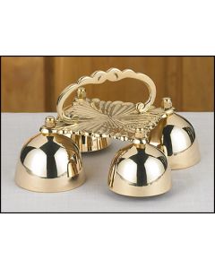 4 Cup Sacristy Bell with Handle