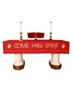 Red Pentecost Altar Frontal