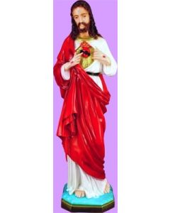 Sacred Heart Of Jesus Outdoor Statue 32 Full Color