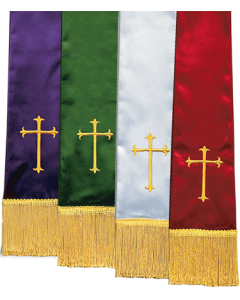Satin Pulpit Clergy Stoles Set