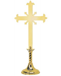 Solid Brass Maltese Church Altar Cross