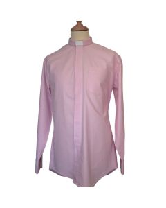 Pink Oxford Tailored Men's Clergy Shirt