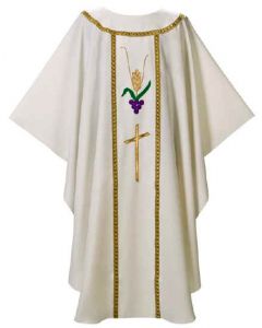 Wheat, Grape and Leaves Chasuble Vestment