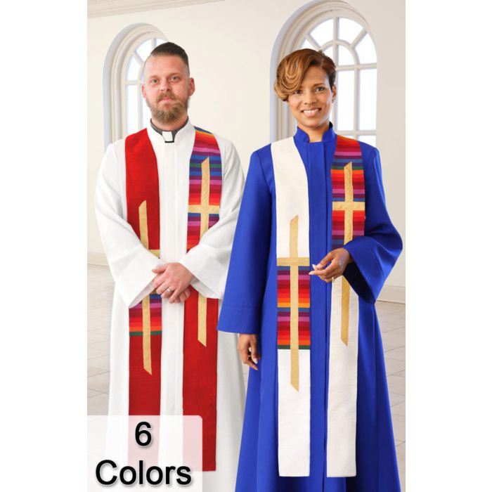 Promise Rainbow Clergy Stole for Men and Women