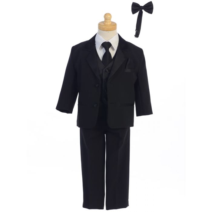 Boys Black First Communion Tuxedo Suit