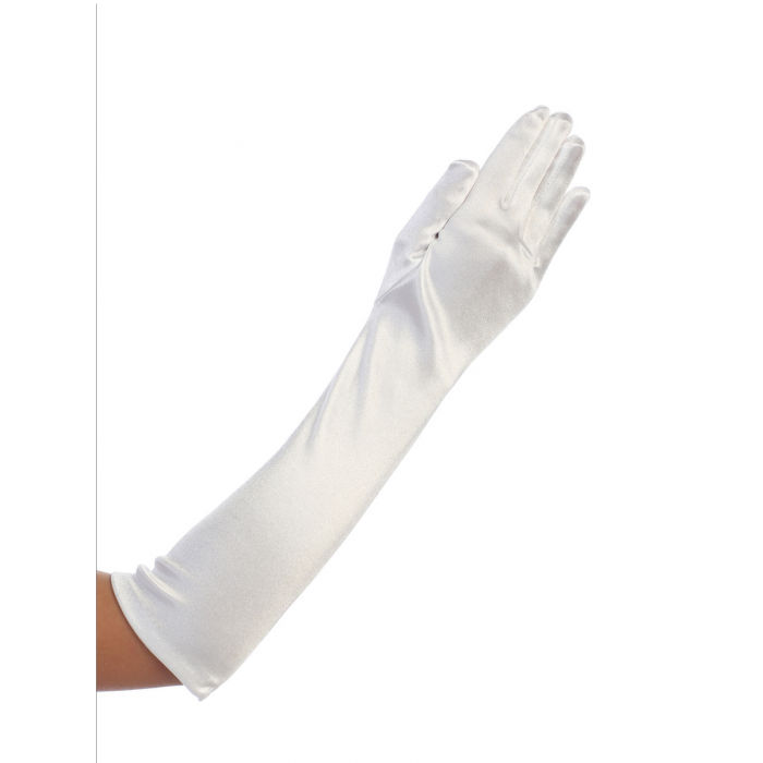 Below Elbow Satin First Communion Gloves
