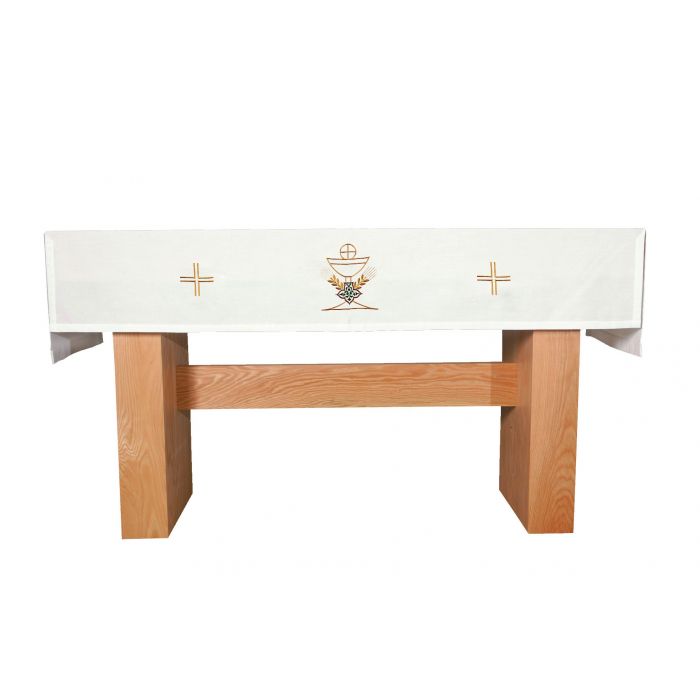 Chalice and Crosses Fitted Altar Cloth