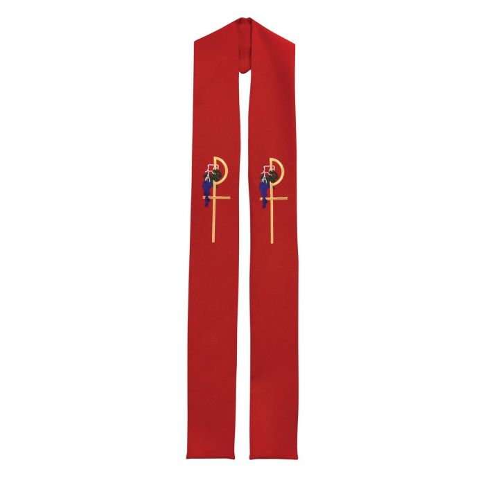 Chi Rho Clergy Stole or Deacon Stole