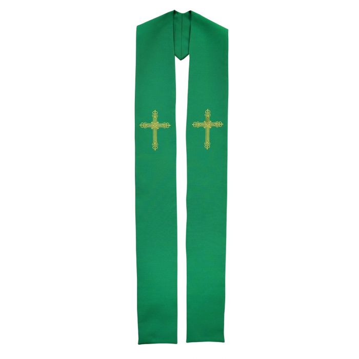 Decorative Cross Clergy Stole or Deacon Stole