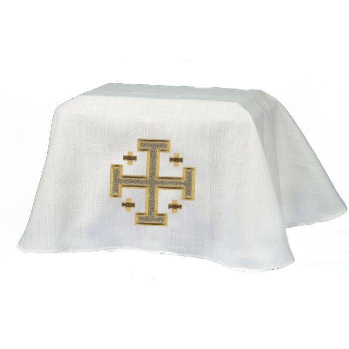 Jerusalem Cross Ossuary Pall or Urn Cover