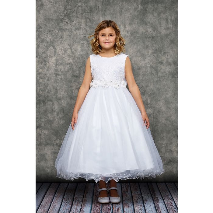 Lace Glitter Tulle First Communion Dress