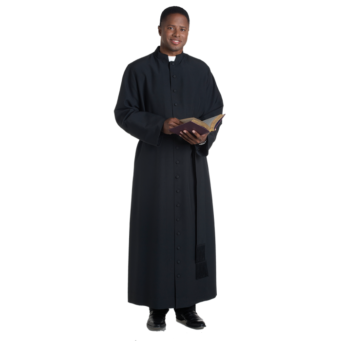 Bishop Cassock in Black