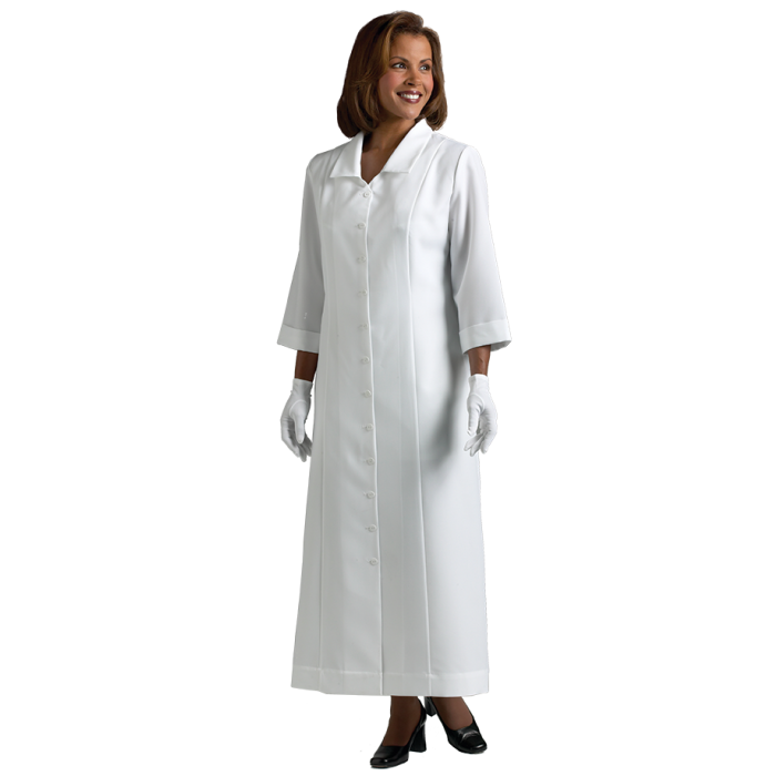 Womens White Clergy Church Dress