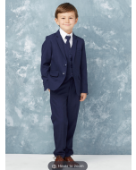 Boys Slim Fit Ink Blue First Communion Suit