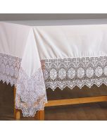 IHS Lace Church Altar Frontal