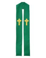 Irish Celtic Cross Clergy Stole or Deacon Stole