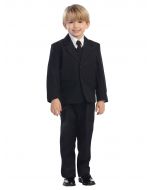 Single Breasted Solid Boys First Communion Suit