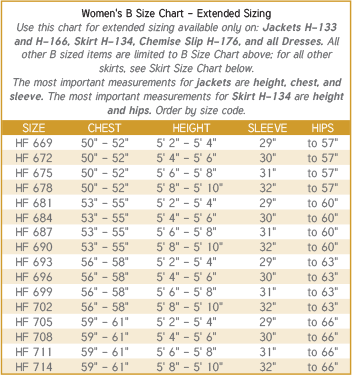 Womens Clergy Apparel Plus Size Chart