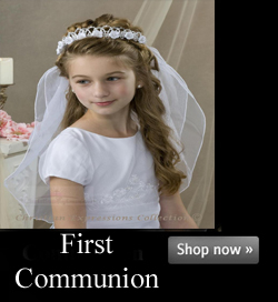 First Communion Dresses and Veils