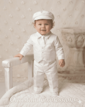 Irish Christening Outfit - Boys Shamrock Baptism Suit