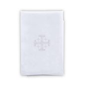 100% Linen Jerusalem Cross Purificator - 4/pk
