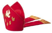 Red with Dove and Flames Bishop Mitre