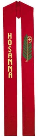 HOSANNA - RED OVERLAY STOLE