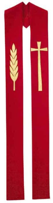 Palm and Cross Clergy Overlay Stole