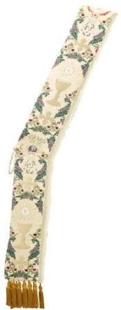 FULL TAPESTRY - TAPESTRY OF LIFE WITH GOLD TASSELS DEACON STOLE