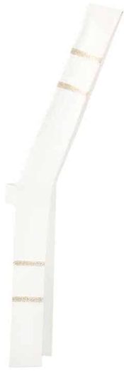 WHITE/GOLD  GALLOON ON WHITE DEACON STOLE