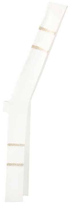 WHITE/GOLD GALLOON ON WHITE DEACON STOLE
