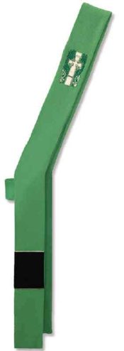 GALLAGHER CROSS© ON GREEN DEACON STOLE