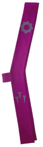 CROWN OF THORNS ON PURPLE DEACON STOLE