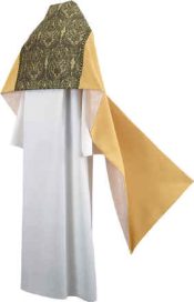 Gold and Green Tapestry Clergy Humeral Veil