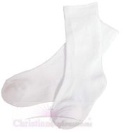 knee length christening socks for baby boys or girls