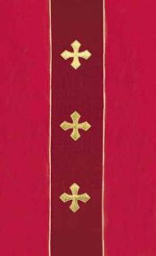 Red Velvet Panel Lectern Hanging