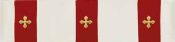 Gold Crosses Cream Church Altar Frontal