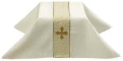 Cream Chalice Veil with Maltese Cross