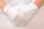 Irish Claddagh First Communion Gloves