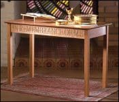 In Remembrance Communion Table Solid Pecan