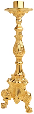 Ornate Gold Plated Altar Candlestick